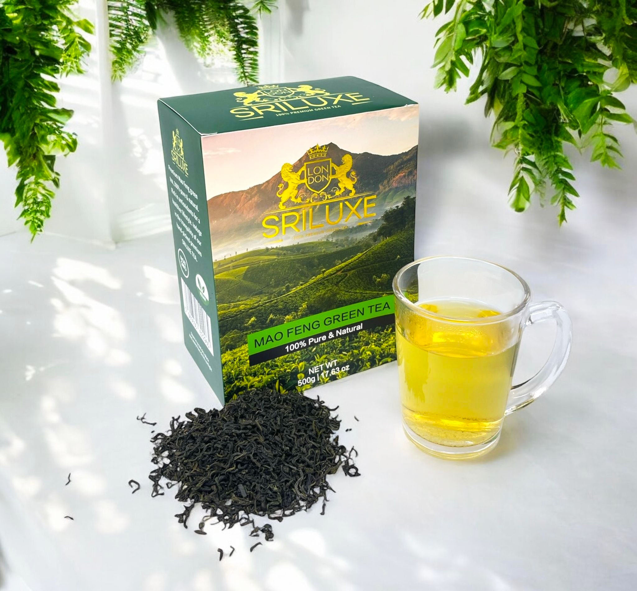 Mao Feng Green Tea | Savour the authentic essence of this superior green tea | 500g Loose Leaves Luxury Green tea | Great Source of Antioxidants | Natural & Pure