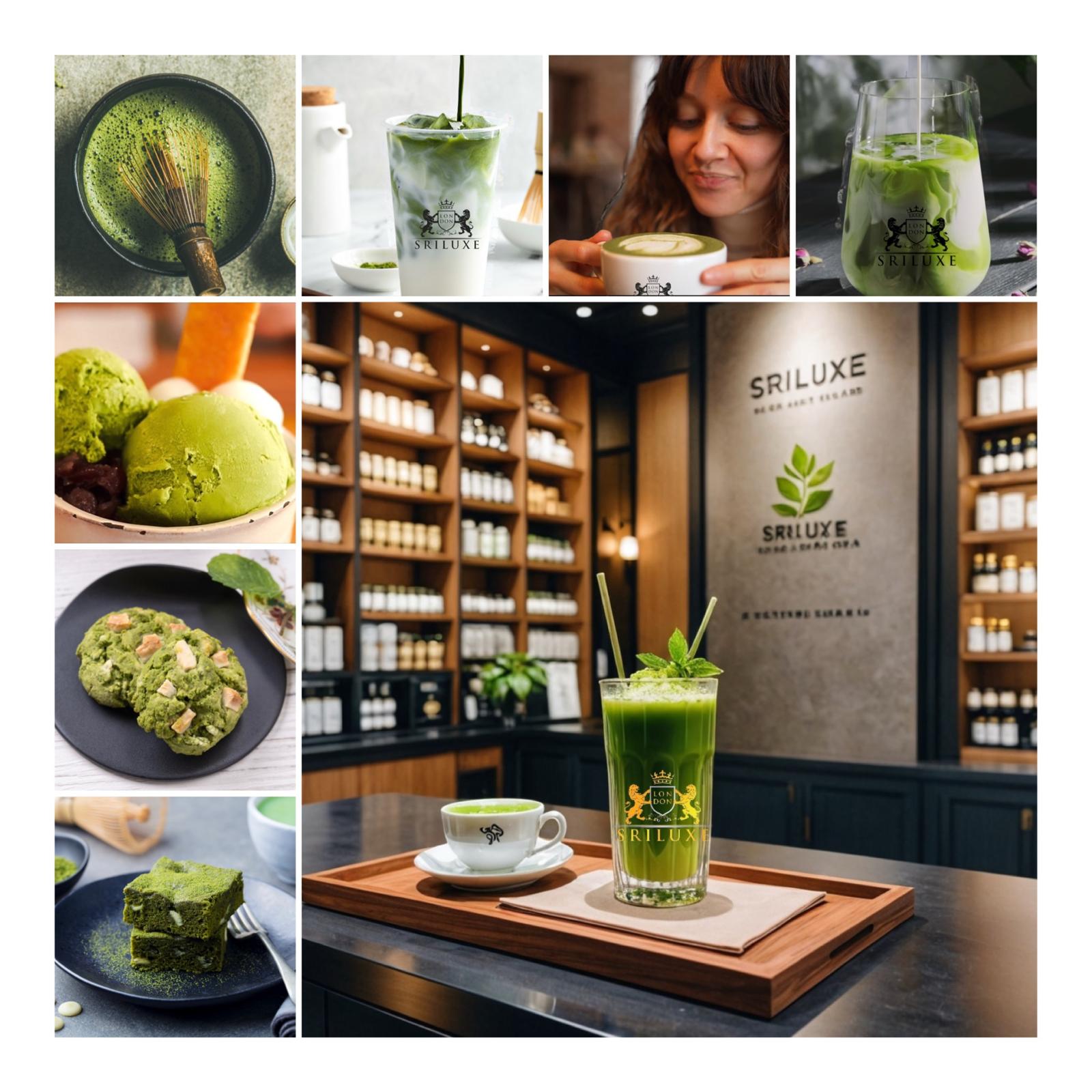 SRILUXE - Ceremonial Matcha Green Tea Powder - Premium Grade-100g. Produced in Japan, Uji, Kyoto. Use for Drinking, Cooking, Baking, Smoothie Making and with Milk. Vegan & Vegetarian Friendly (AAAA Grade)