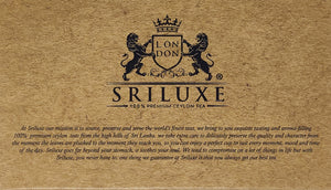 SRILUXE - Premium Quality Ceylon Organic Black Tea Bags | Sri Lankan Luxury Tea