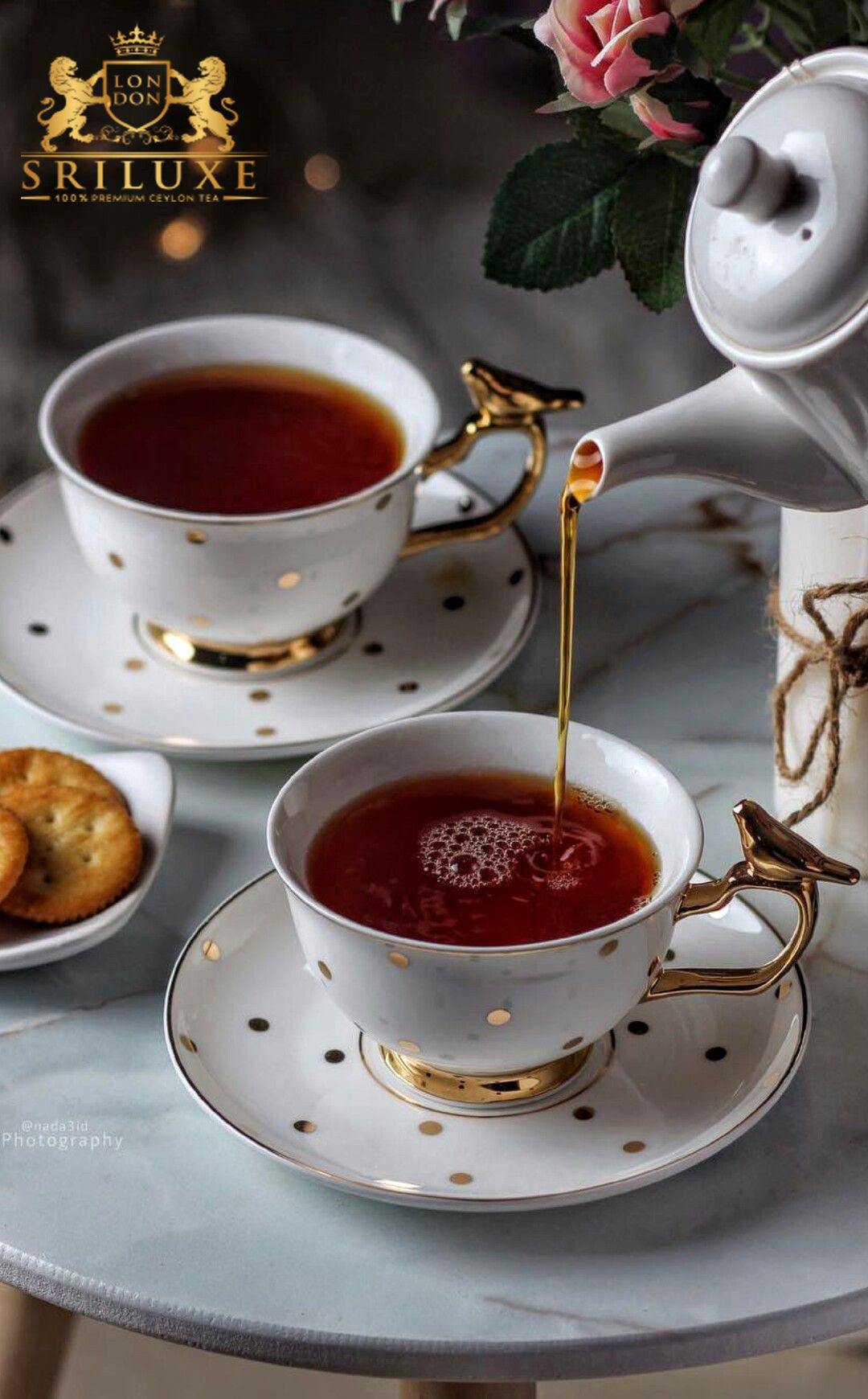 SRILUXE - Premium Quality Ceylon Earl Grey Tea Bags Finest Black Tea