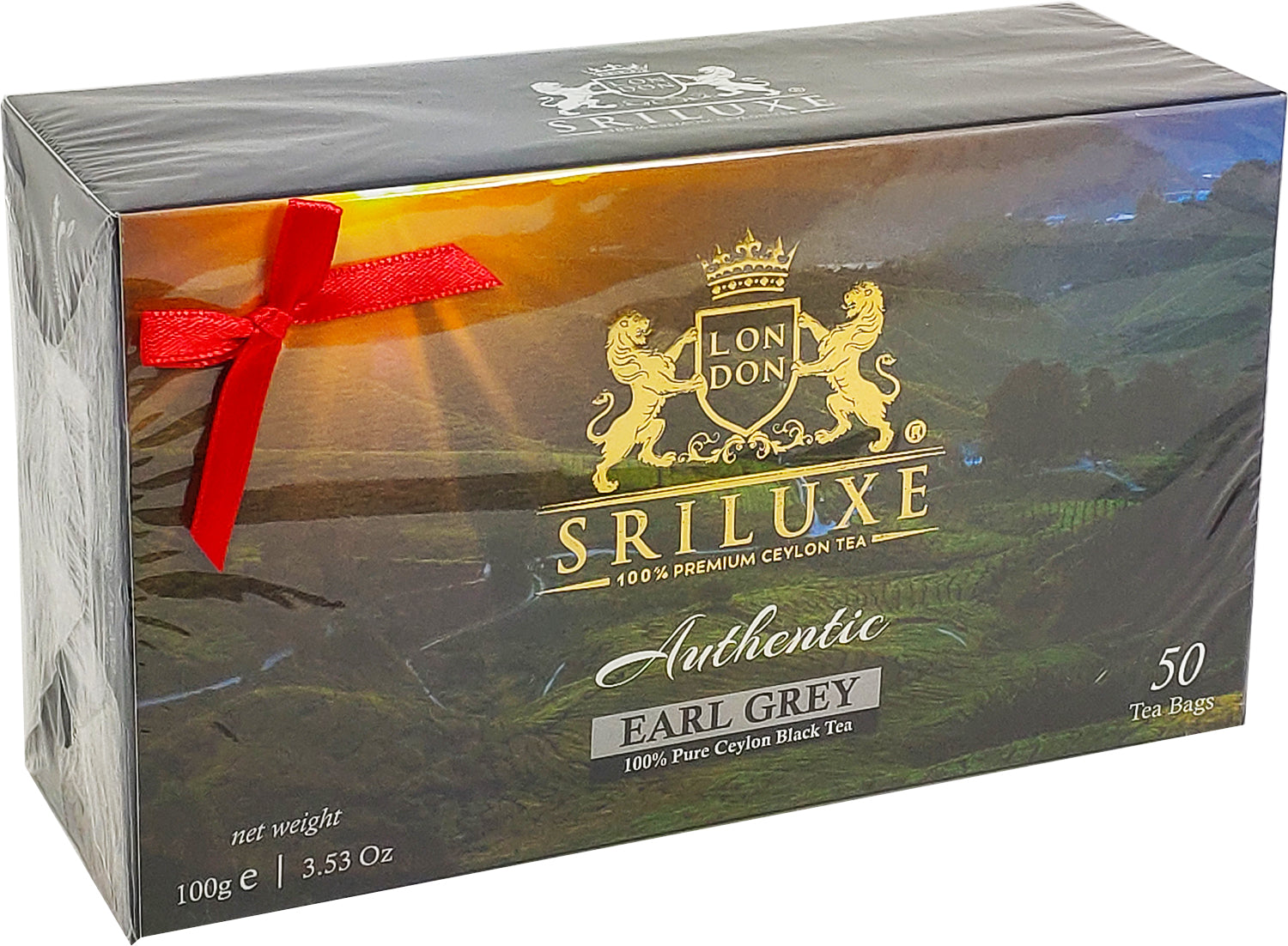 SRILUXE - Premium Quality Ceylon Earl Grey Tea Bags Finest Black Tea