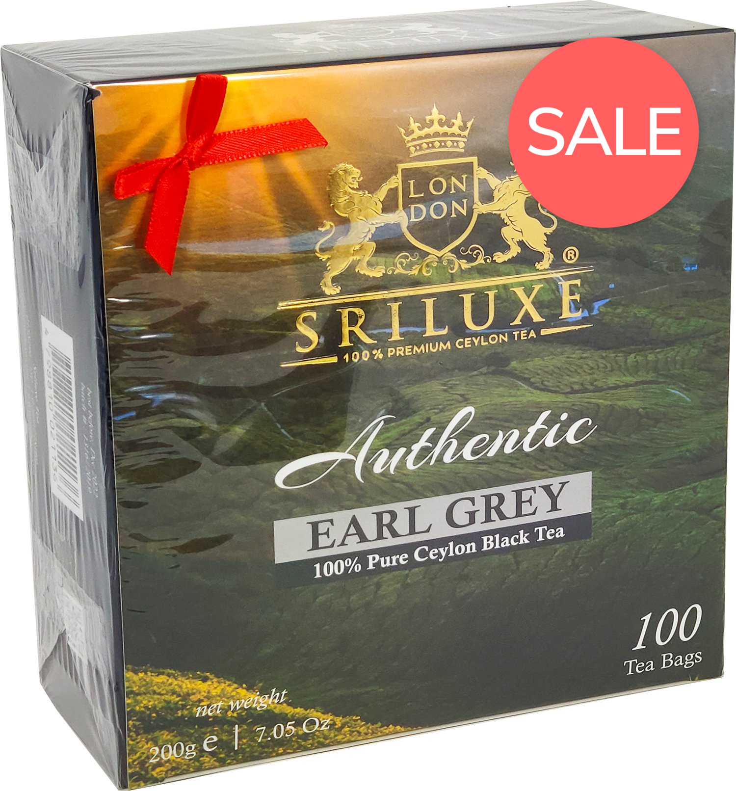 SRILUXE - Premium Quality Ceylon Earl Grey Tea Bags Finest Black Tea
